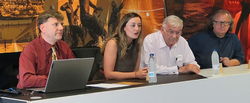 Opening by Prof. Dr. Frank Hoffmeister, a representative of the City of Valencia, Dr. Thomas Thomsen and José A. Garzón.