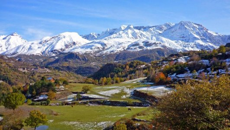 Pyrenees, natural border between France and Spain