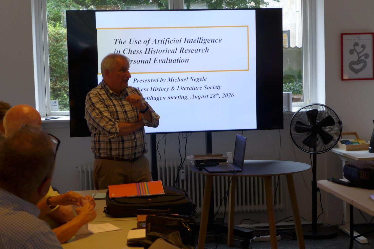 Dr Michael Negele discusses the use of artificial intelligence in chess history research.