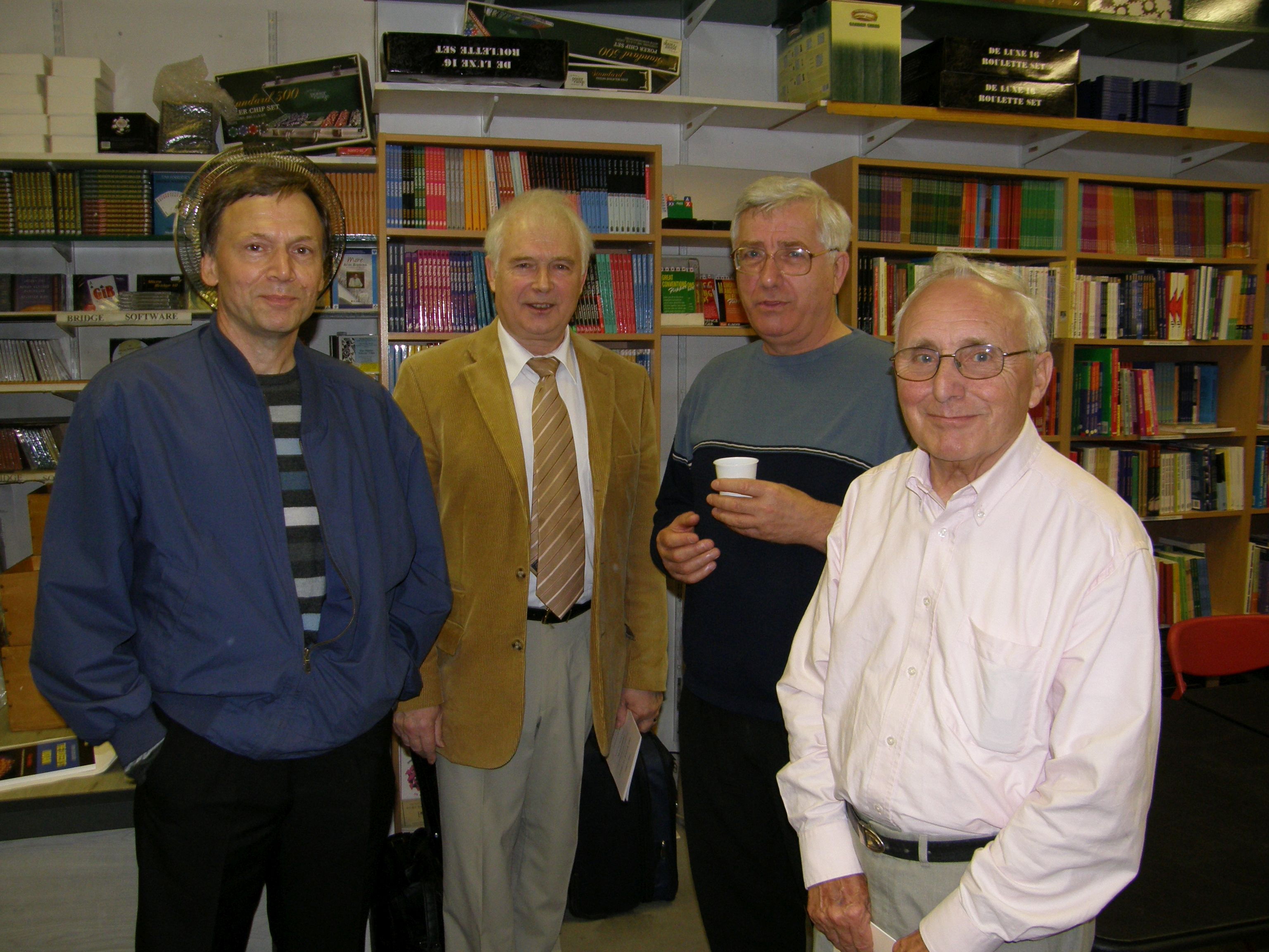 Jimmy Adams, Owen Hindle, Tony Gillam und Leonard Skinner, London 2007