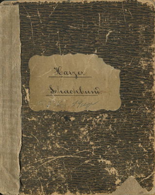 Harzer Schachbund - Bucheinband Titelseite (außen)