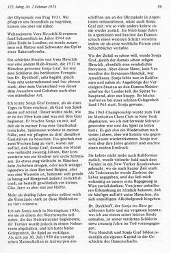 Excerpt from Hans Kmoch: Damenschach - Ein kleiner Rückblick