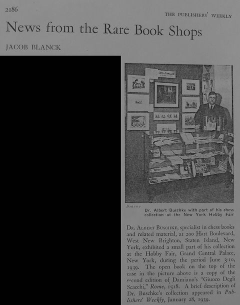 A note from The Publishers’ Weekly