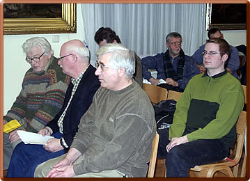 On the left: Rolf Littorin, Calle Erlandsson and Tony Gillam On the right: Matthias Limberg