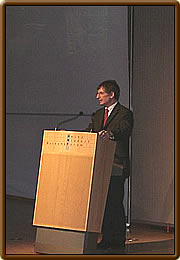 Welcome to the guests by the HNF manager Norbert Ryska within a worthy setting