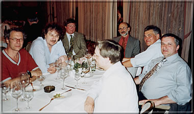 Jurgen Stigter, Norbert Fieberg, Wolfgang Angerstein, Michael Mark, Andreas Saremba, Michael Negele und (vorne) Hans-Jürgen Fresen