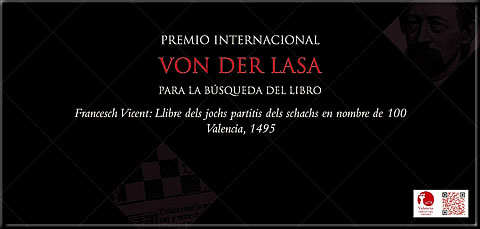 Flyer "Premio Internacional Von der Lasa"